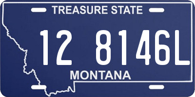 MT license plate 128146L