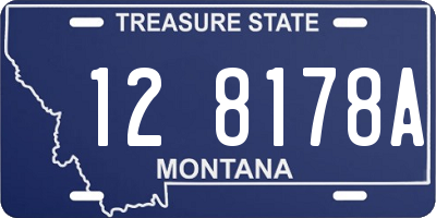 MT license plate 128178A