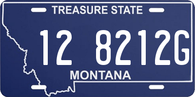 MT license plate 128212G
