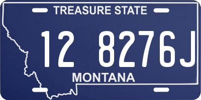 MT license plate 128276J