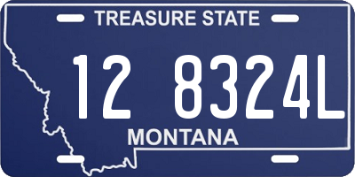 MT license plate 128324L