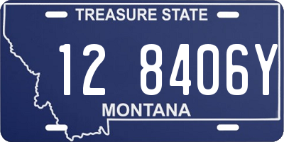 MT license plate 128406Y