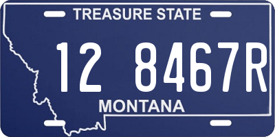 MT license plate 128467R