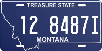 MT license plate 128487I