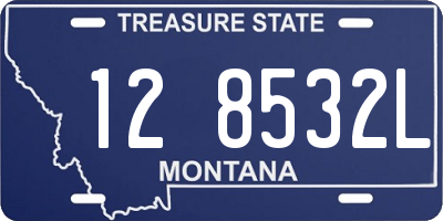 MT license plate 128532L