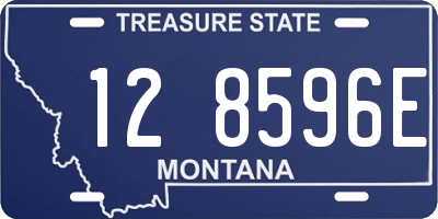 MT license plate 128596E