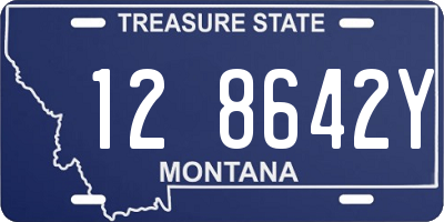 MT license plate 128642Y