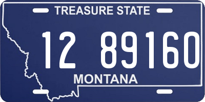 MT license plate 128916O