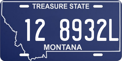 MT license plate 128932L