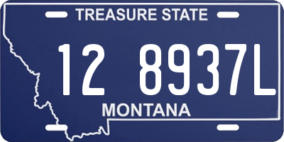 MT license plate 128937L