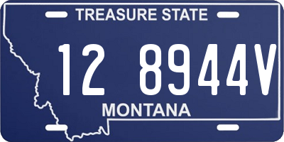 MT license plate 128944V