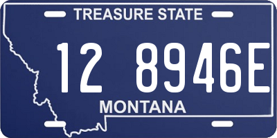 MT license plate 128946E