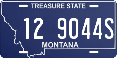 MT license plate 129044S