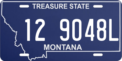 MT license plate 129048L