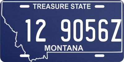 MT license plate 129056Z