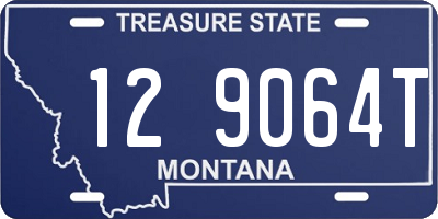MT license plate 129064T