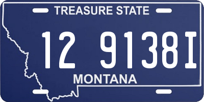 MT license plate 129138I
