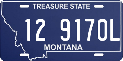 MT license plate 129170L