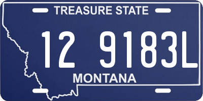 MT license plate 129183L