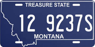 MT license plate 129237S