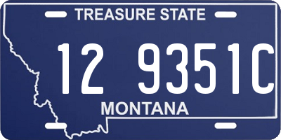 MT license plate 129351C