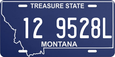 MT license plate 129528L