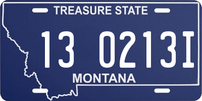 MT license plate 130213I