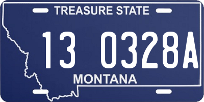 MT license plate 130328A