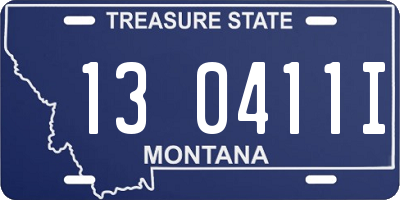 MT license plate 130411I