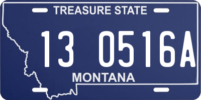 MT license plate 130516A