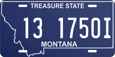 MT license plate 131750I