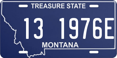 MT license plate 131976E