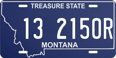 MT license plate 132150R