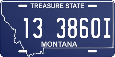 MT license plate 133860I