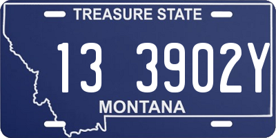 MT license plate 133902Y