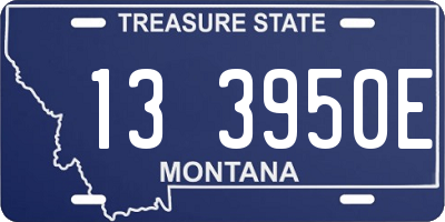 MT license plate 133950E