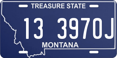 MT license plate 133970J