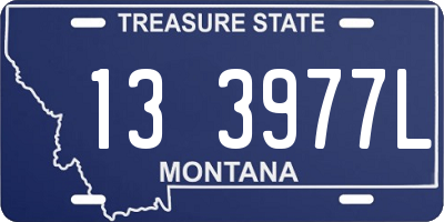MT license plate 133977L
