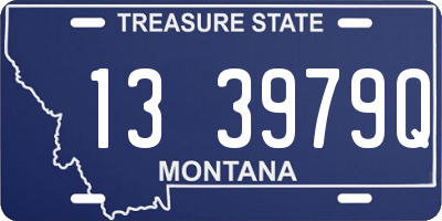 MT license plate 133979Q