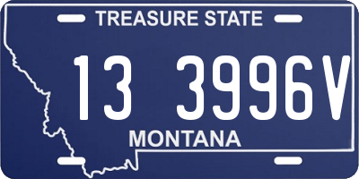 MT license plate 133996V