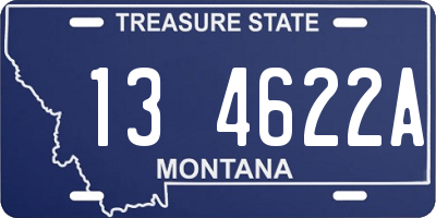 MT license plate 134622A