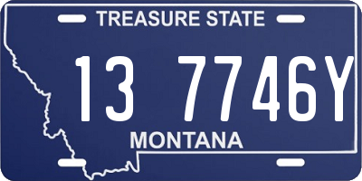MT license plate 137746Y