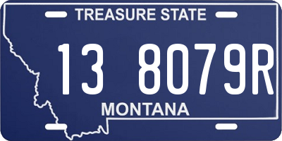 MT license plate 138079R