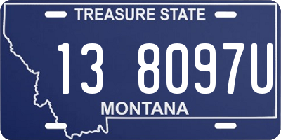 MT license plate 138097U