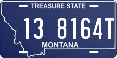 MT license plate 138164T
