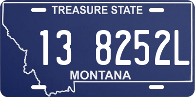 MT license plate 138252L