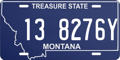 MT license plate 138276Y
