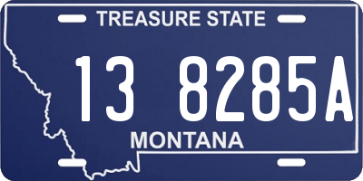MT license plate 138285A