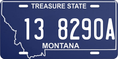 MT license plate 138290A