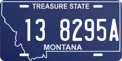 MT license plate 138295A